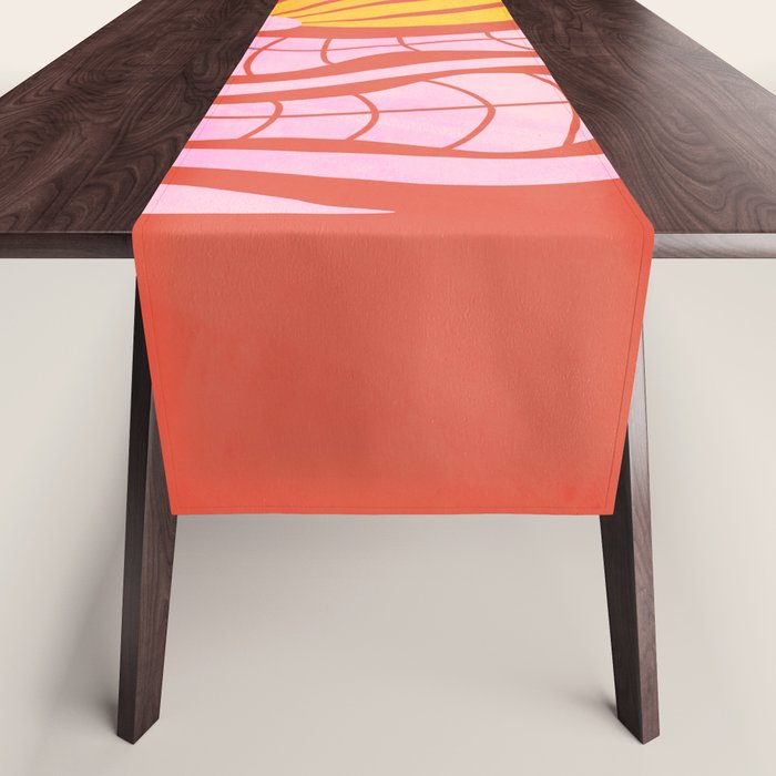 Sunglow & Cotton Candy: Les Fleurs | Flower Market Color Series 05 Table Runner Gallery Image 1