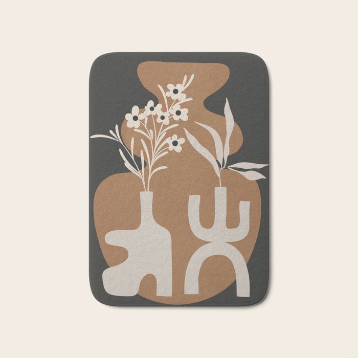 Abstract Blooms 1 Bath Mat Gallery Image 1