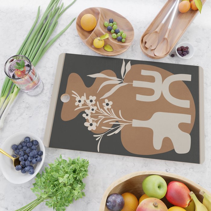 Abstract Blooms 1 Cutting Board Gallery Image 2