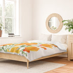 Watercolor California poppies Duvet Cover Gallery Image 2