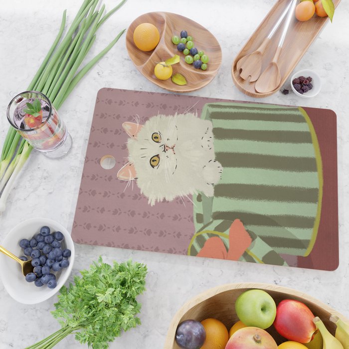 Surprise Kitty Cutting Board Gallery Image 2