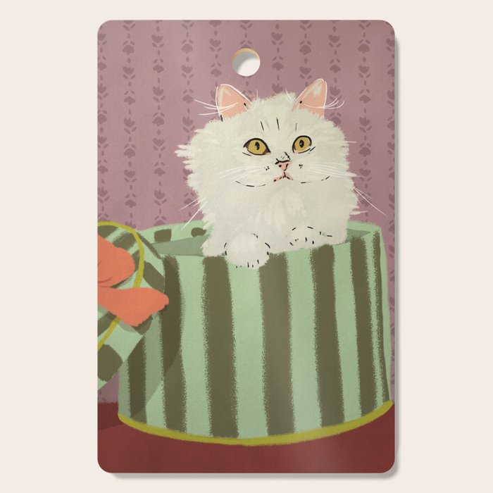 Surprise Kitty Cutting Board Gallery Image 1
