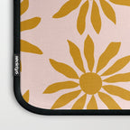 Gold Flowers on Pink Background - Pattern Laptop Sleeve Gallery Image 3