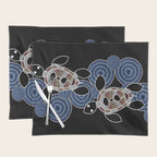 Authentic Aboriginal Art - Sea Turtles 2 Placemat Gallery Image 1
