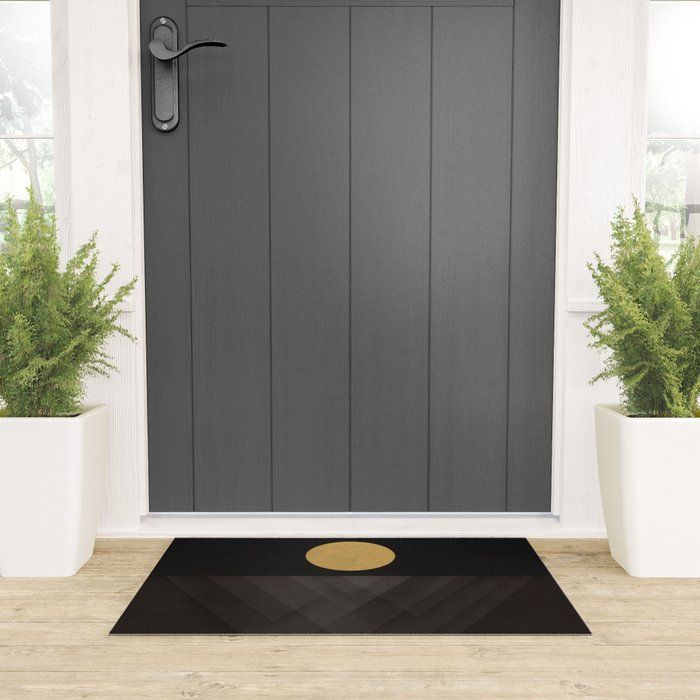 Moon Reflection on Quiet Ocean Welcome Mat Gallery Image 3