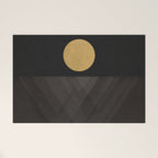 Moon Reflection on Quiet Ocean Welcome Mat Gallery Image 1