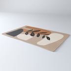 Modern Abstract Minimal Shapes Branches Art 8 Rug Gallery Image 3