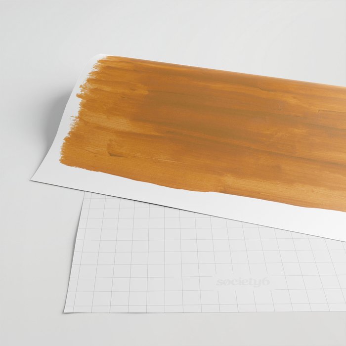 Rothko Minimalist Colorield Warm Earth Tone Yellow Ochre Clay Beige by Ejaaz Haniff Wrapping Paper Gallery Image 2