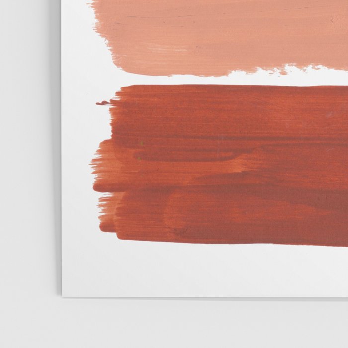 Rothko Minimalist Colorield Warm Earth Tone Yellow Ochre Clay Beige by Ejaaz Haniff Poster Gallery Image 3