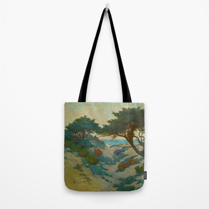 Granville Redmond Carmel Coast Oil Painting Vintage American Art Tote Bag Gallery Image 2