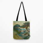Granville Redmond Carmel Coast Oil Painting Vintage American Art Tote Bag Gallery Image 2