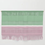 Color Block III Green Pink Wall Hanging Gallery Image 1