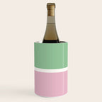Color Block III Green Pink Wine Chiller Gallery Image 1