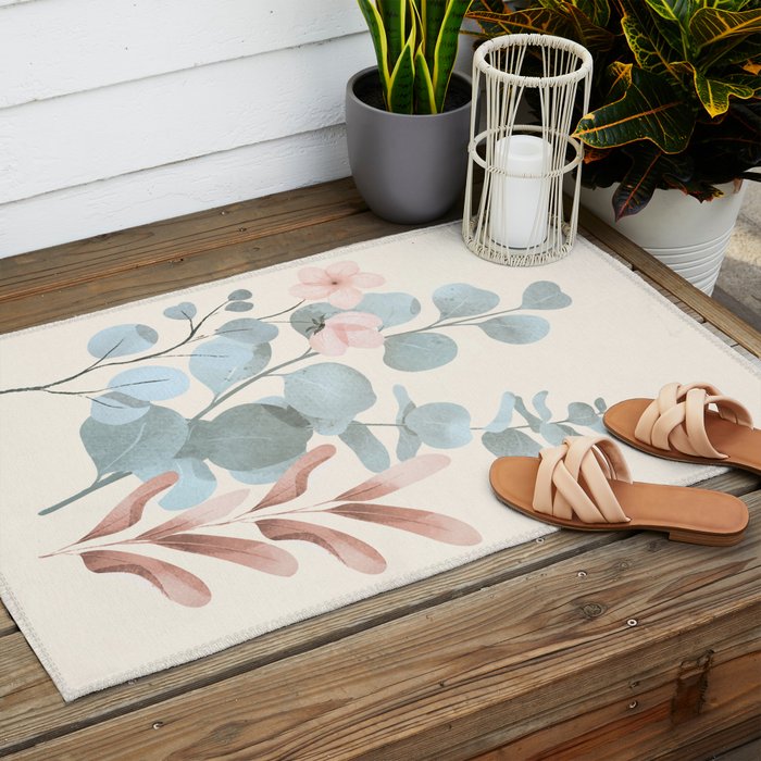 Verdant Branches 03 Outdoor Rug Gallery Image 2