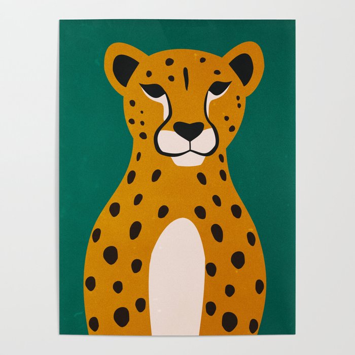 The Stare: Marigold Cheetah Poster Gallery Image 1