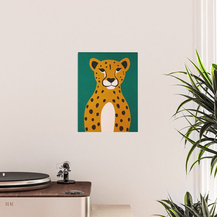 The Stare: Marigold Cheetah Poster Gallery Image 2