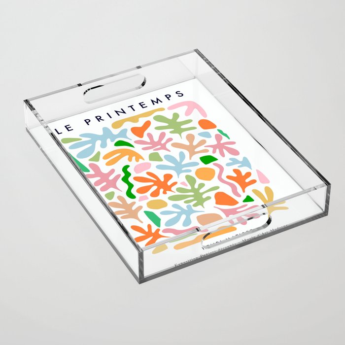 Matisse cut-outs - Spring Poster Acrylic Tray Gallery Image 1