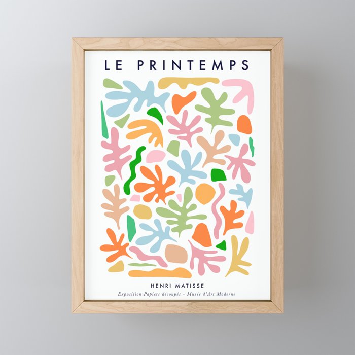 Matisse cut-outs - Spring Poster Mini Art Print Gallery Image 1