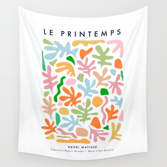 Matisse cut-outs - Spring Poster Wall Tapestry Gallery Image 4