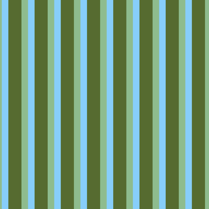 Light Sky Blue, Dark Sea Green, and Dark Olive Green Colored Striped Pattern Coffee Mug Gallery Image 2