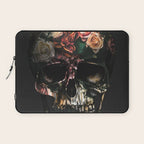 FLORAL SKULL Laptop Sleeve Gallery Image 1