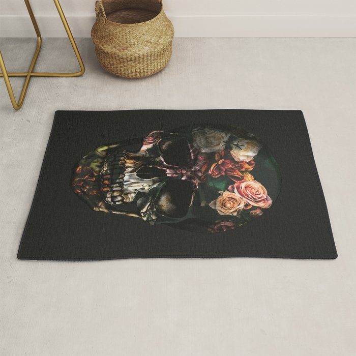 FLORAL SKULL Rug Gallery Image 1