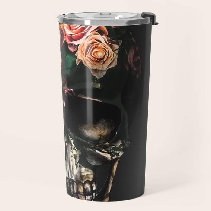 FLORAL SKULL Travel Mug Gallery Image 2