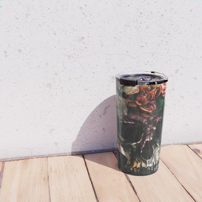 FLORAL SKULL Travel Mug Gallery Image 4