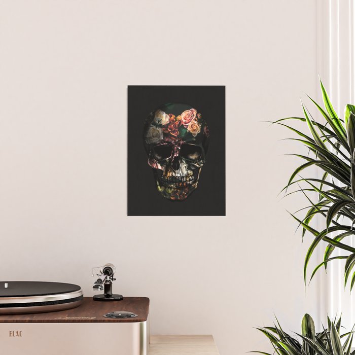 FLORAL SKULL Poster Gallery Image 2