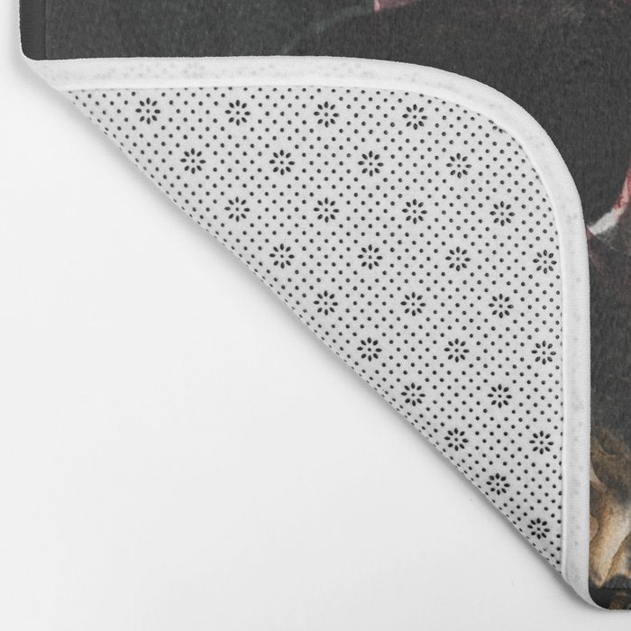 FLORAL SKULL Bath Mat Gallery Image 2