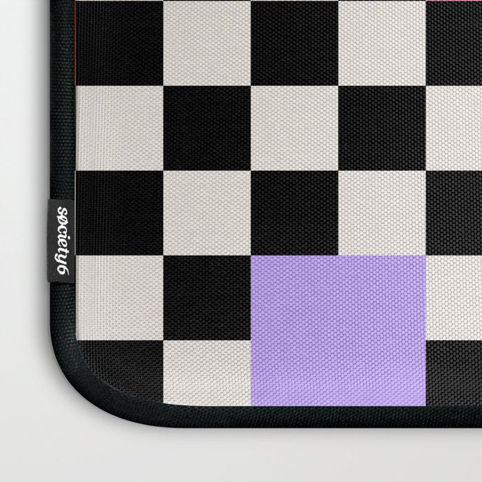 Patchwork: Bauhaus Check Edition Laptop Sleeve Gallery Image 3