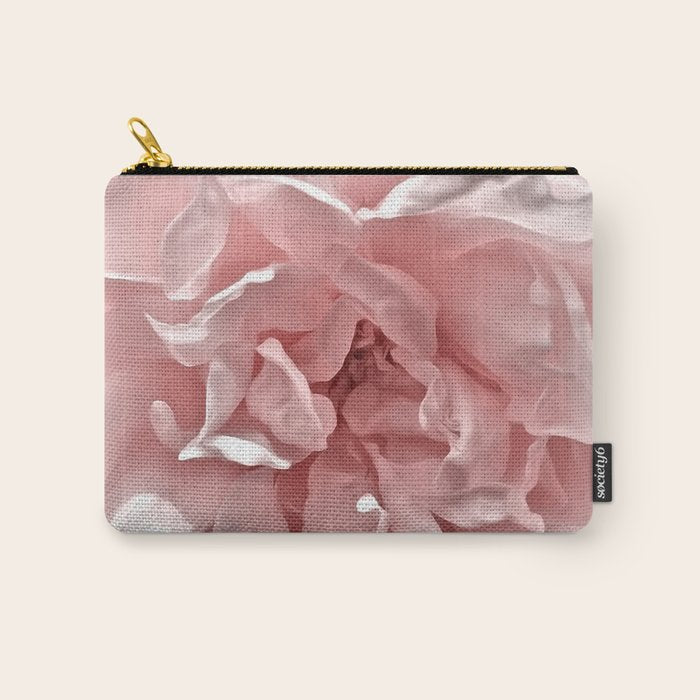 Pink Blush Rose Carry All Pouch Gallery Image 1