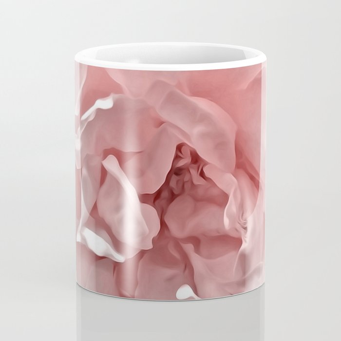 Pink Blush Rose Coffee Mug Gallery Image 4