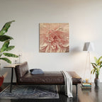 Pink Blush Rose Wood Wall Art Gallery Image 2