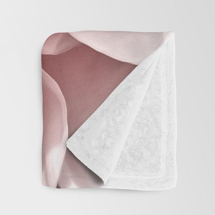 Pink Blush Rose Throw Blanket Gallery Image 3
