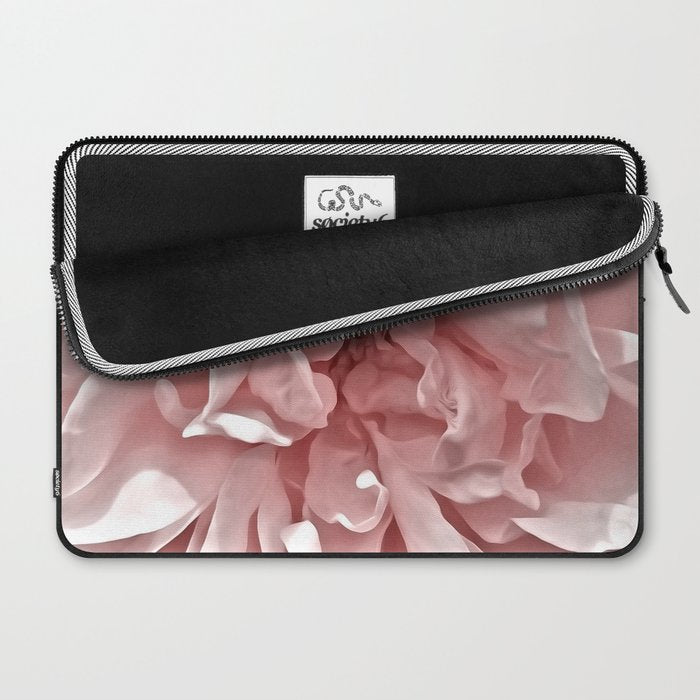 Pink Blush Rose Laptop Sleeve Gallery Image 2