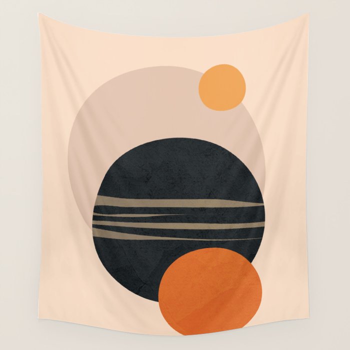 Abstract Shapes 12 Wall Tapestry Gallery Image 4