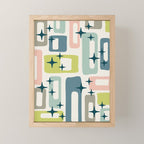 Mid Century Modern Abstract Pattern 236 Mid Mod Googie Mini Art Print Gallery Image 1