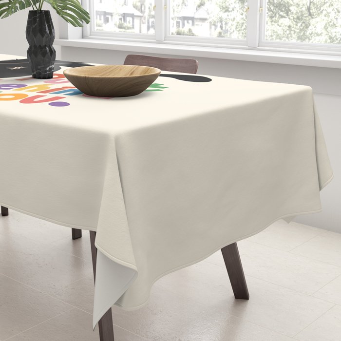 Put It Behind You - Funny Cat Butt Pun Tablecloth Gallery Image 3