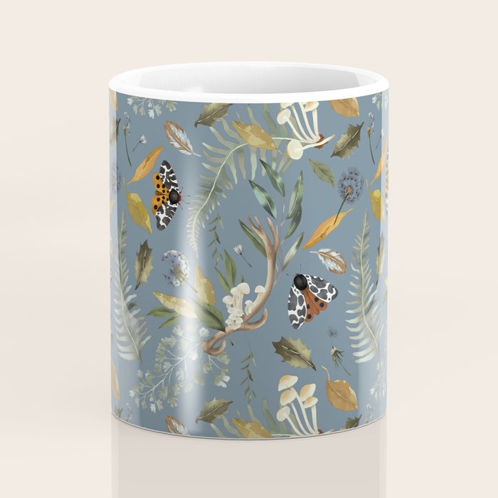 Moths Mystical Woodland B Coffee Mug Gallery Image 4