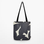 Abstract botanical black leaves Tote Bag Gallery Image 2