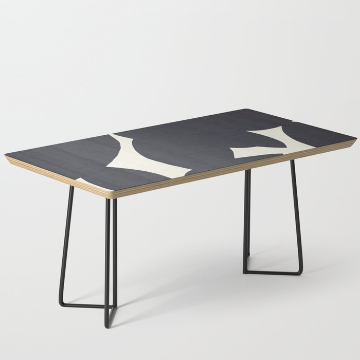 Abstract botanical black leaves Coffee Table Gallery Image 1