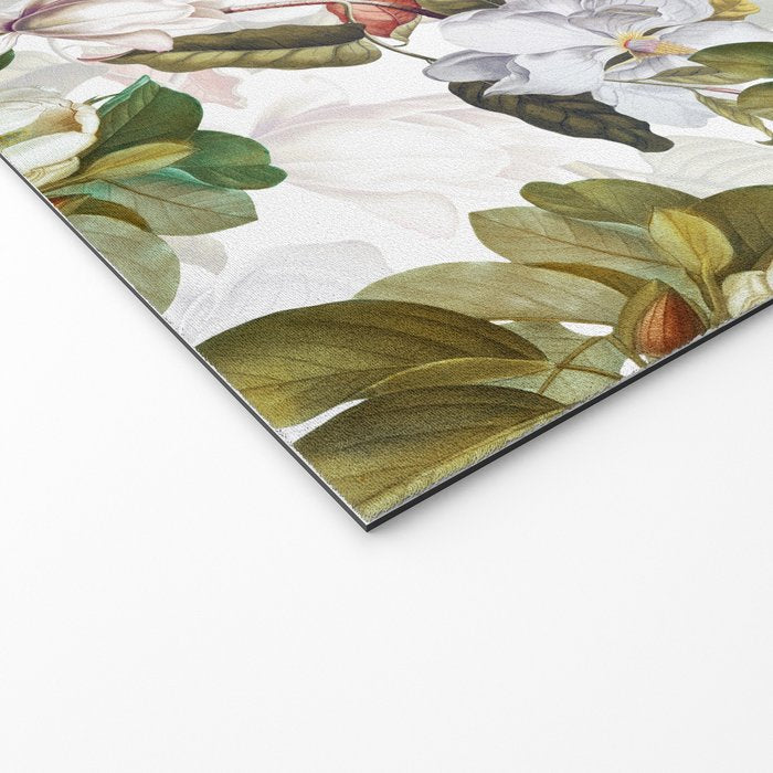 Vintage & Shabby Chic - Spring Flowers Magnolia Botanical Garden Welcome Mat Gallery Image 2
