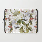 Vintage & Shabby Chic - Spring Flowers Magnolia Botanical Garden Laptop Sleeve Gallery Image 1