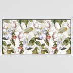 Vintage & Shabby Chic - Spring Flowers Magnolia Botanical Garden Desk Mat Gallery Image 3
