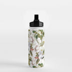 Vintage & Shabby Chic - Spring Flowers Magnolia Botanical Garden Water Bottle Gallery Image 2