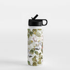Vintage & Shabby Chic - Spring Flowers Magnolia Botanical Garden Water Bottle Gallery Image 1