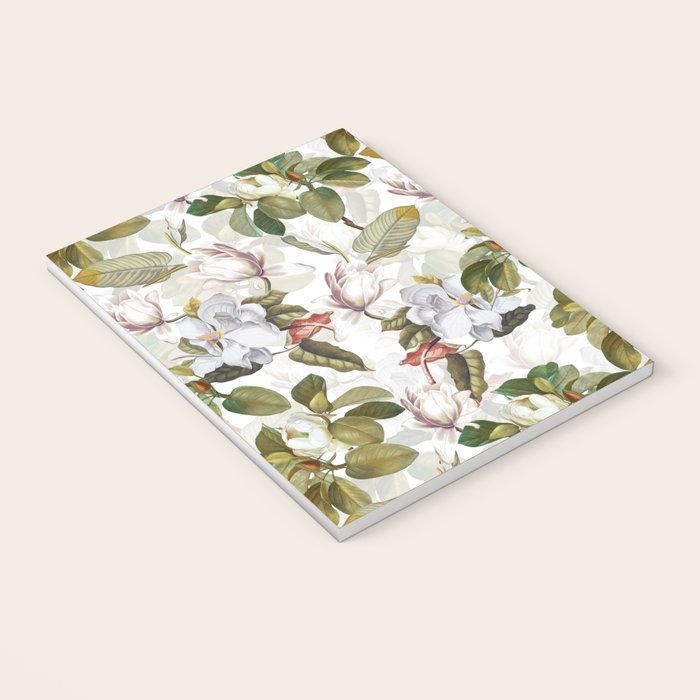 Vintage & Shabby Chic - Spring Flowers Magnolia Botanical Garden Notebook Gallery Image 3
