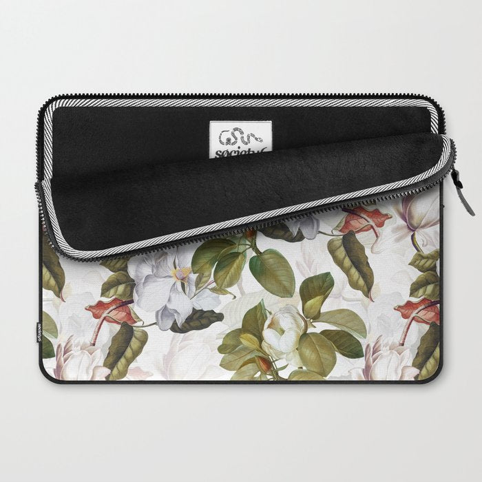 Vintage & Shabby Chic - Spring Flowers Magnolia Botanical Garden Laptop Sleeve Gallery Image 2