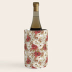 pattern lush red, beige and white peonies Wine Chiller Gallery Image 3
